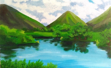 Mountains and the river