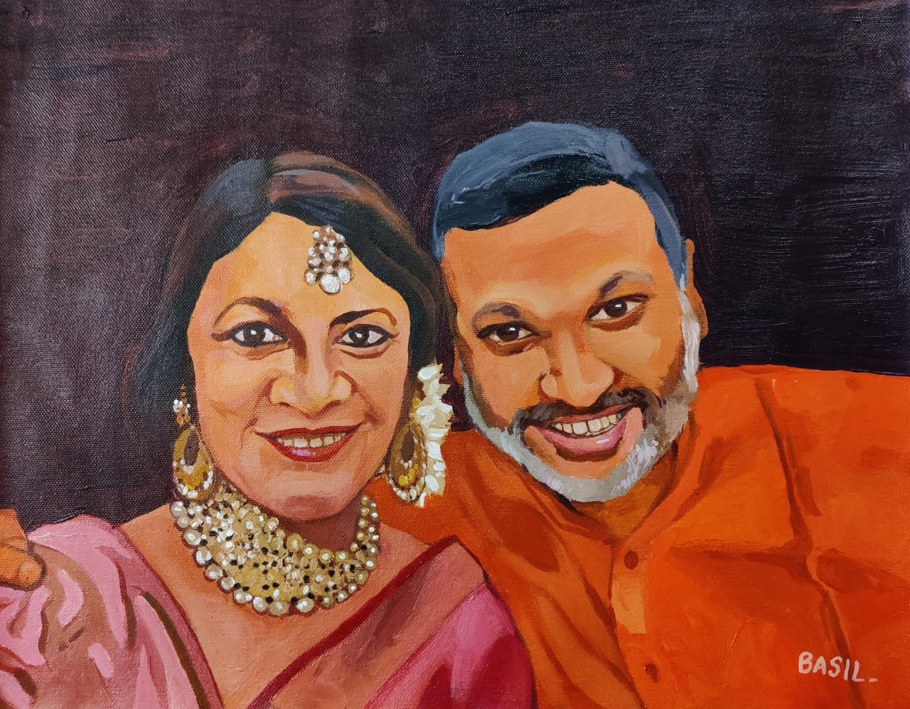 Acrylic Painting Portrait