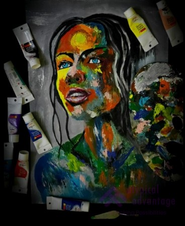 Abstract fantasy Woman Portrait Slider 1/3