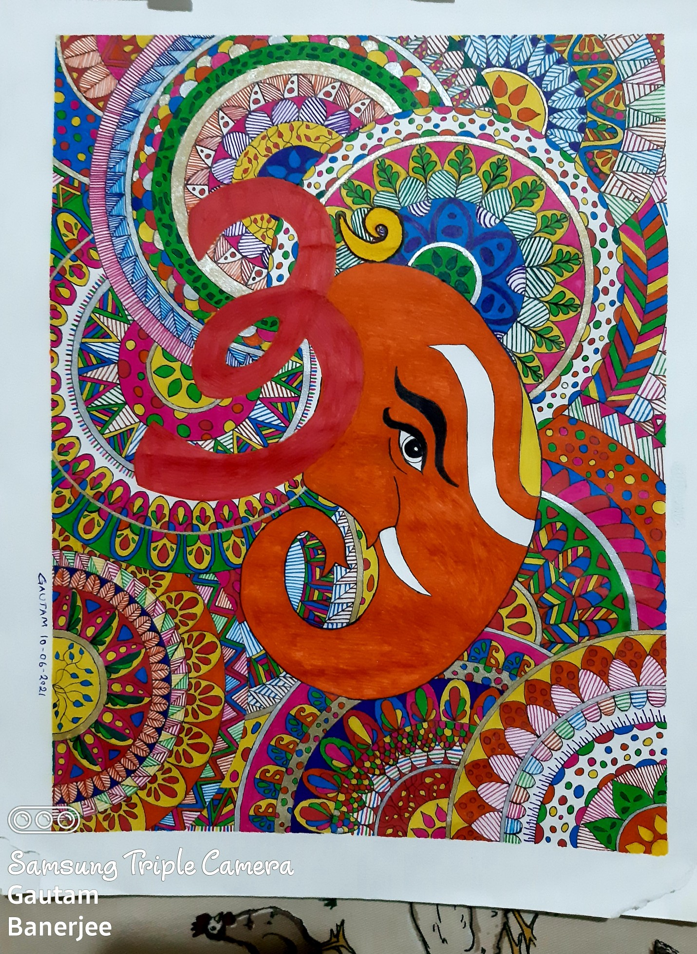 Ganesha & 10 Mandalas