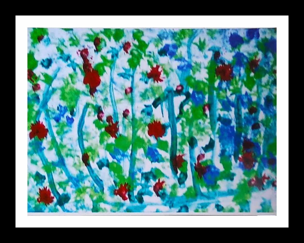 Bright Red Flowers