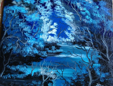 Cold hues of Woods