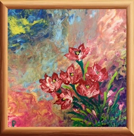 Flowers in a Valley