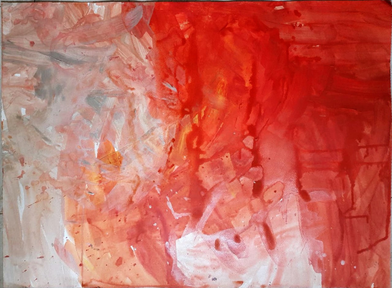 Crimson Red Splash