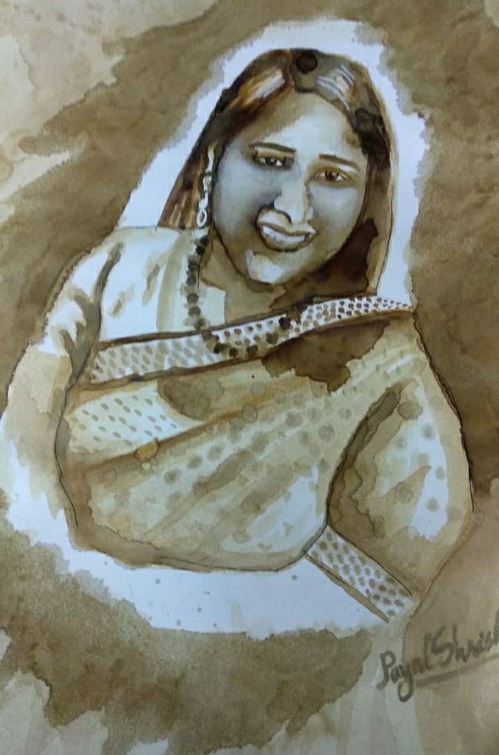 Latte Coffee Portrait