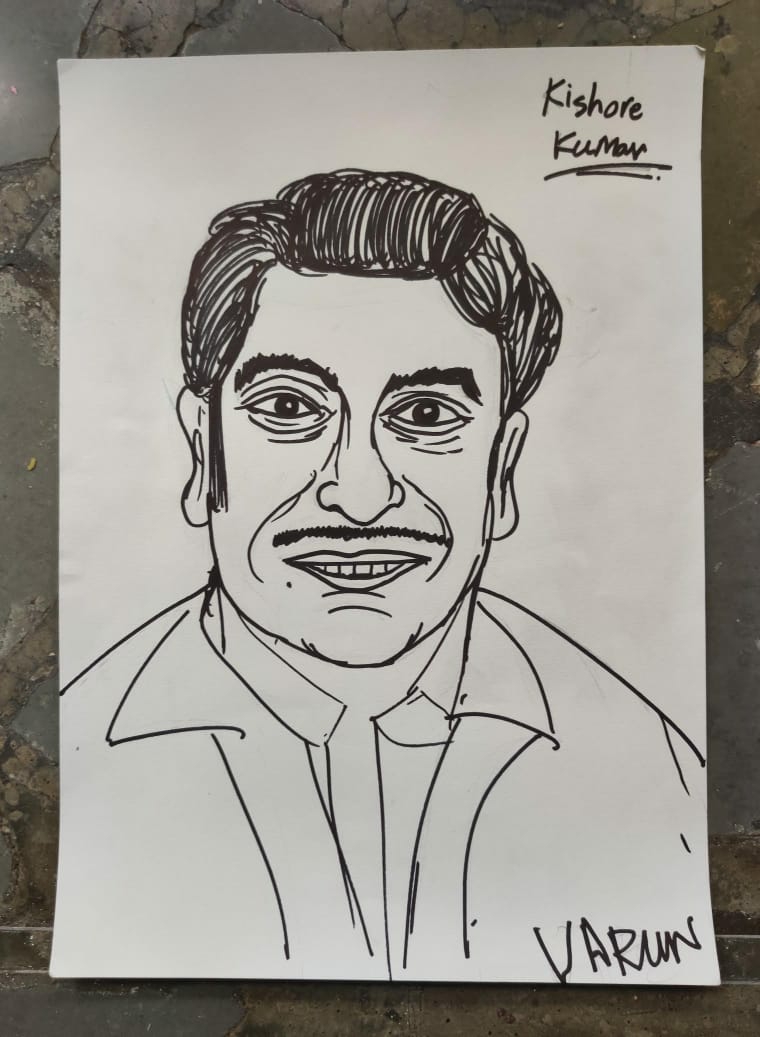 Charcoal Pencil Portrait