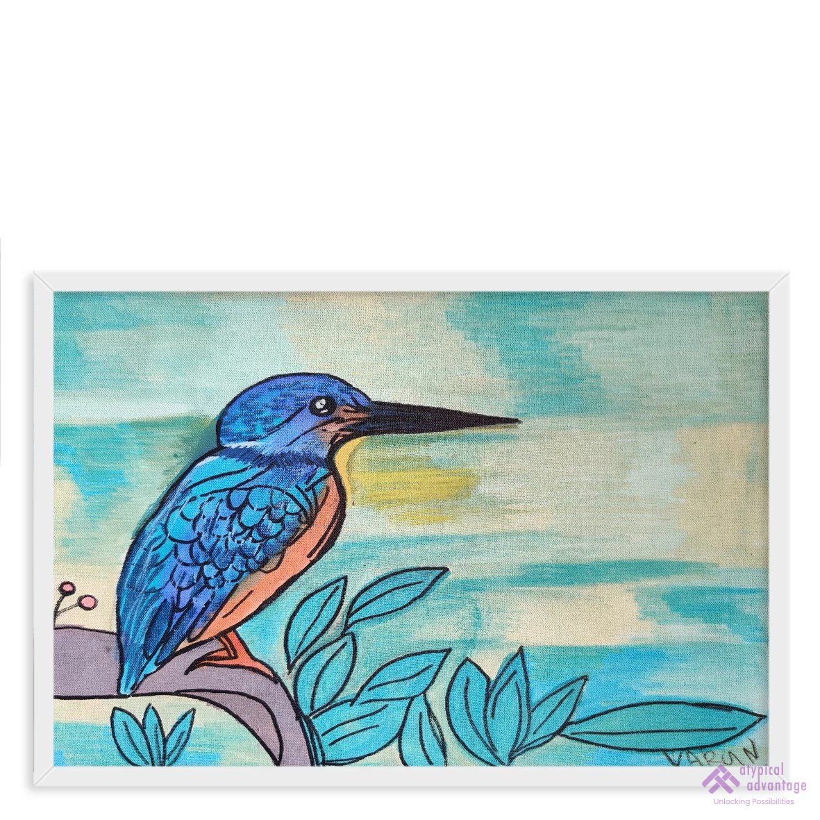 White throated Kingfisher Slider 1/5