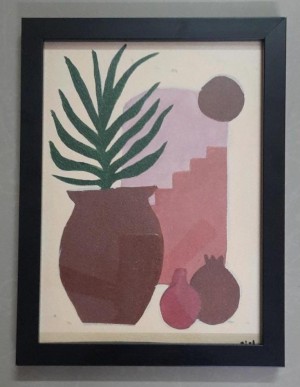 Terracotta Minimalistic Art