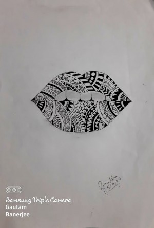 Mandala Lip Size