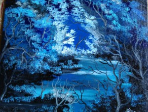 Cold hues of Woods