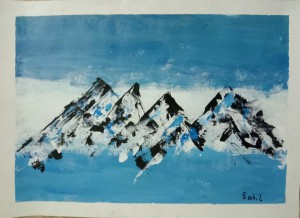 Snow Capped mountains