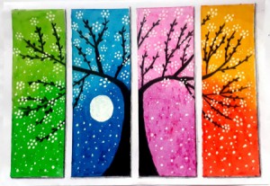 Moon and the florescence