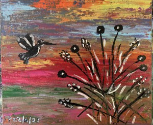 Bird & Flowers