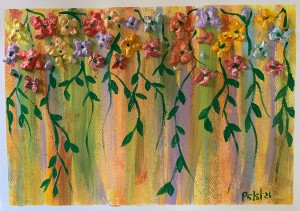 Flowers on hanging creepers